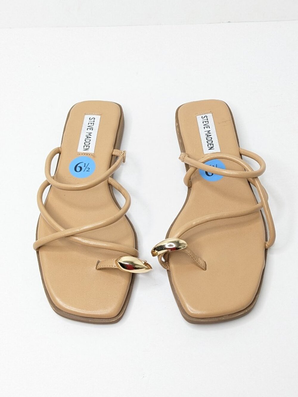Steve Madden Anine Strappy Sandals, Tan, Women's 6.5
